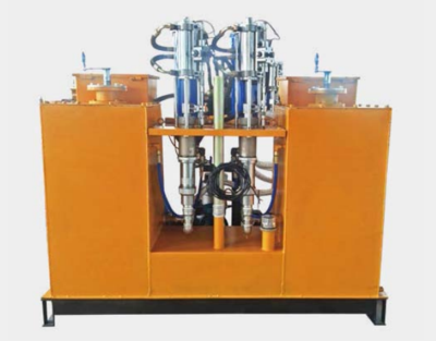 GW-12 Trunk mounted double cylinder double pump cold paint spray road marking machine