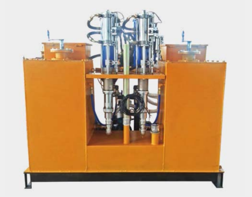 GW-12 Trunk mounted double cylinder double pump cold paint spray road marking machine